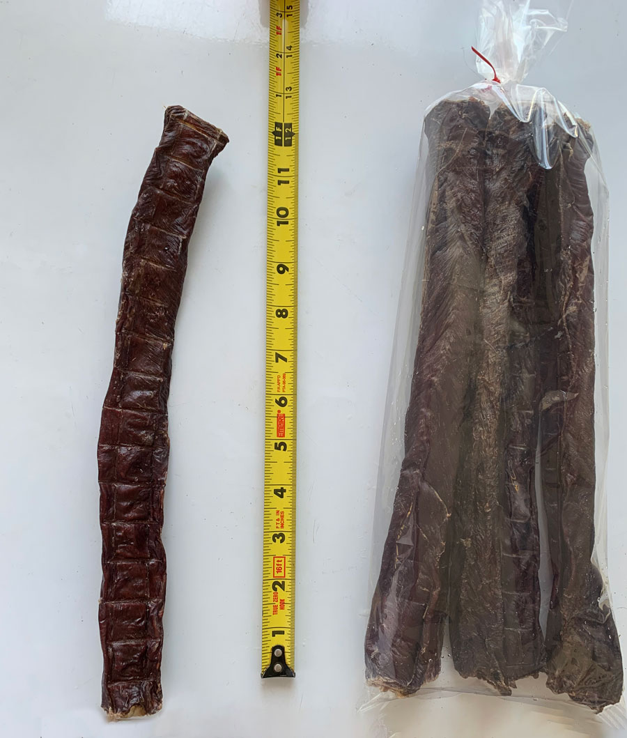 DEHYDRATED TREAT--BEEF--STICKS--BAGGED 6 PIECES